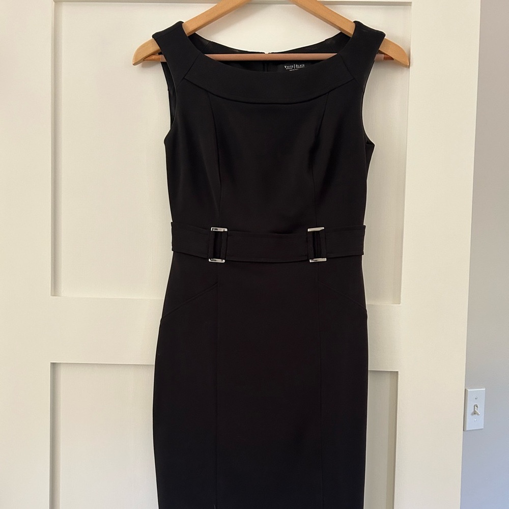 WHBM black sheath dress. Size 2P